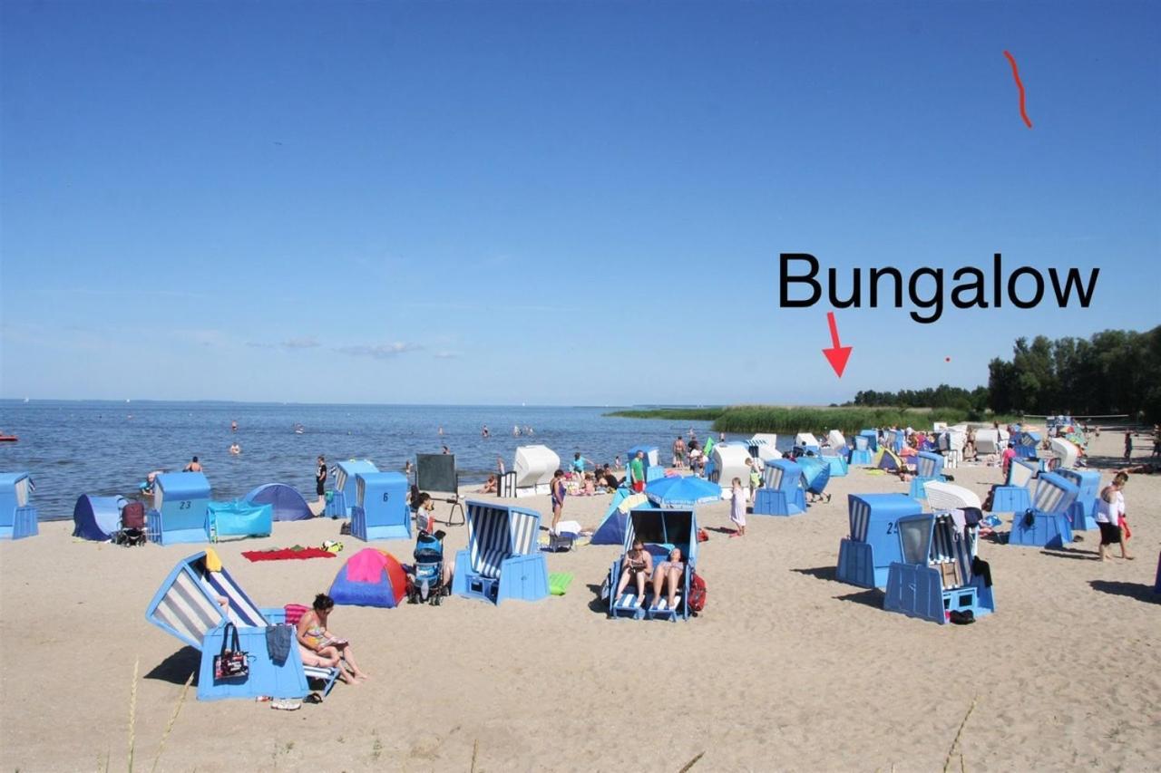 Sonniges Ferienhaus Fischer-Huus Vor Usedom & Direkt Am Haff Und Wasserzugang Monkebude ภายนอก รูปภาพ